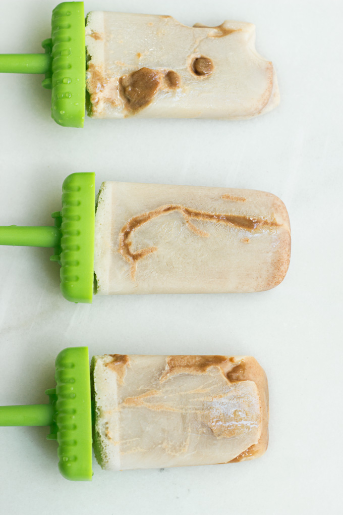 Cinnamon Caramel Horchata Popsicles